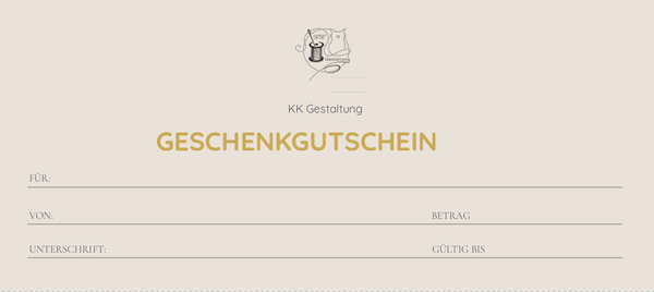 Geschenkgutschein